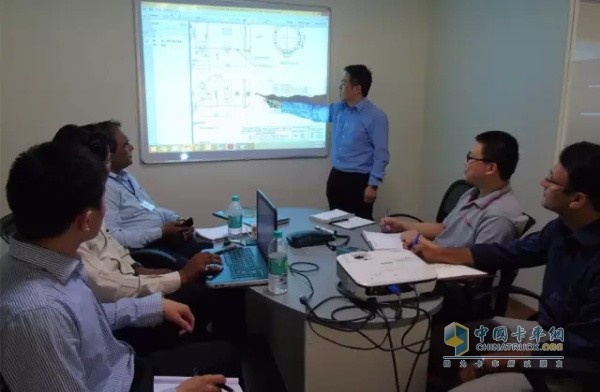 潍柴与印度公司技术、销售团队研讨会