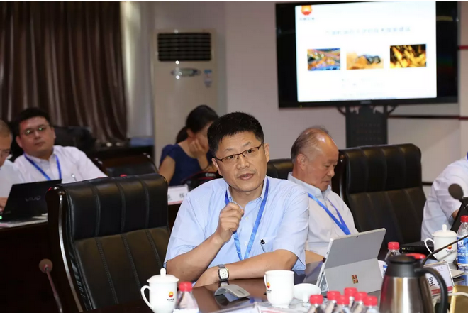 “中国心”年度十佳发动机评选评委李理光正在发言