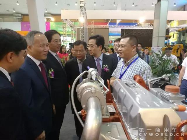 玉柴惊艳亮相2017东盟博览会越南机电展 玉柴惊艳亮相2017东盟博览会越南机电展