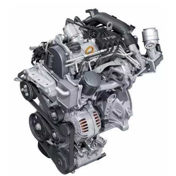 ↑大众1.2T小排量涡轮增压发动机 ↑大众1.2T小排量涡轮增压发动机