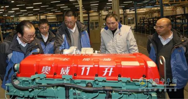 一汽解放事业部领导评审再制造发动机