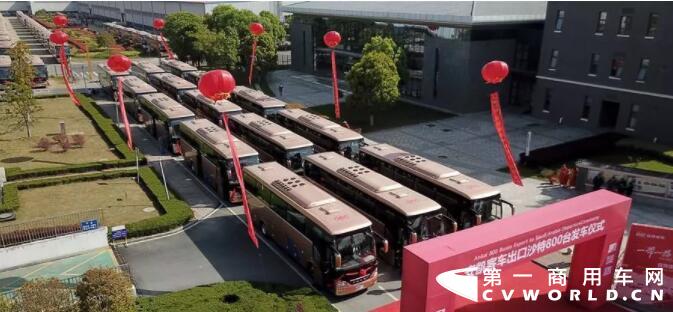 2018年4月，安凯客车800台出口沙特高端客车全部装配玉柴发动机