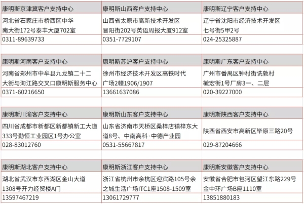 康明斯客户支持中心